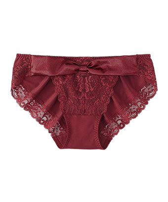 サテンリボン プレーンショーツ