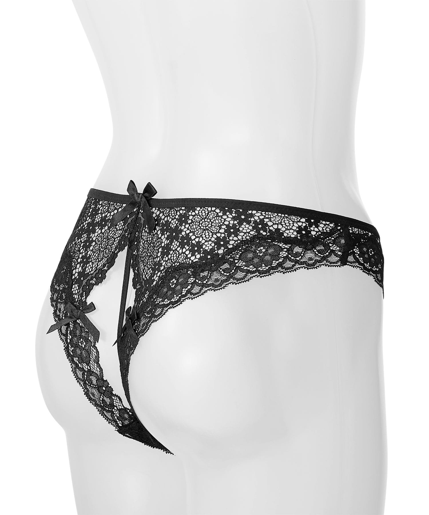 スクエアレース ハーフバックショーツ