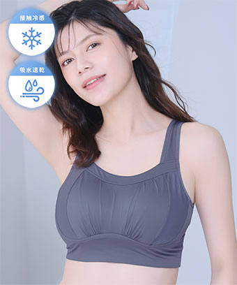 エアリークール すっぽり包む 夢ごこち ナイトブラ 単品ブラジャー (グラマーサイズ)