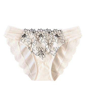 刺繍レースリフト プレーンショーツ