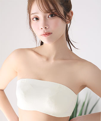 360°リブデザインでオシャレさもありながら、安定感のあるホールド感と、脇高設計ですっきり痩せ見えが叶うブラジャーが登場しました！幅広アンダーベルトと安定感のある5列ホック(サイズにより6列ホック)でバストをしっかりホールド。脇高設計なので脇肉がすっきりして痩せ見え効果も期待できます。ストラップレスが可能な2WAY仕様なので、オフショルなどの肩や胸元が開いたトップスやワンピースにピッタリ！