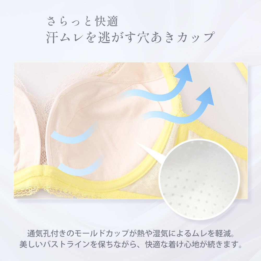 マーメイド グラデ カシュクールレース脇高ブラ(R) 単品ブラジャー