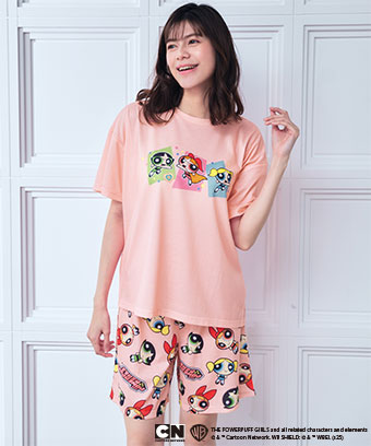 【アウトレット】パワーパフ ガールズ Tシャツ 上下セット