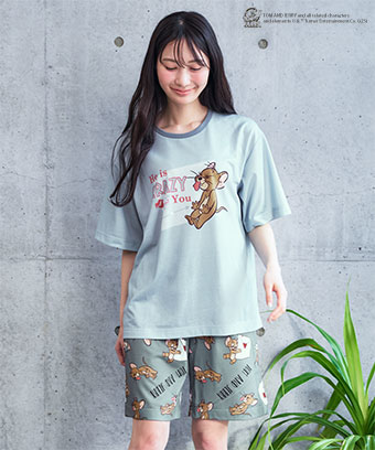 トムとジェリー 半袖 上下セット (男女兼用サイズ)