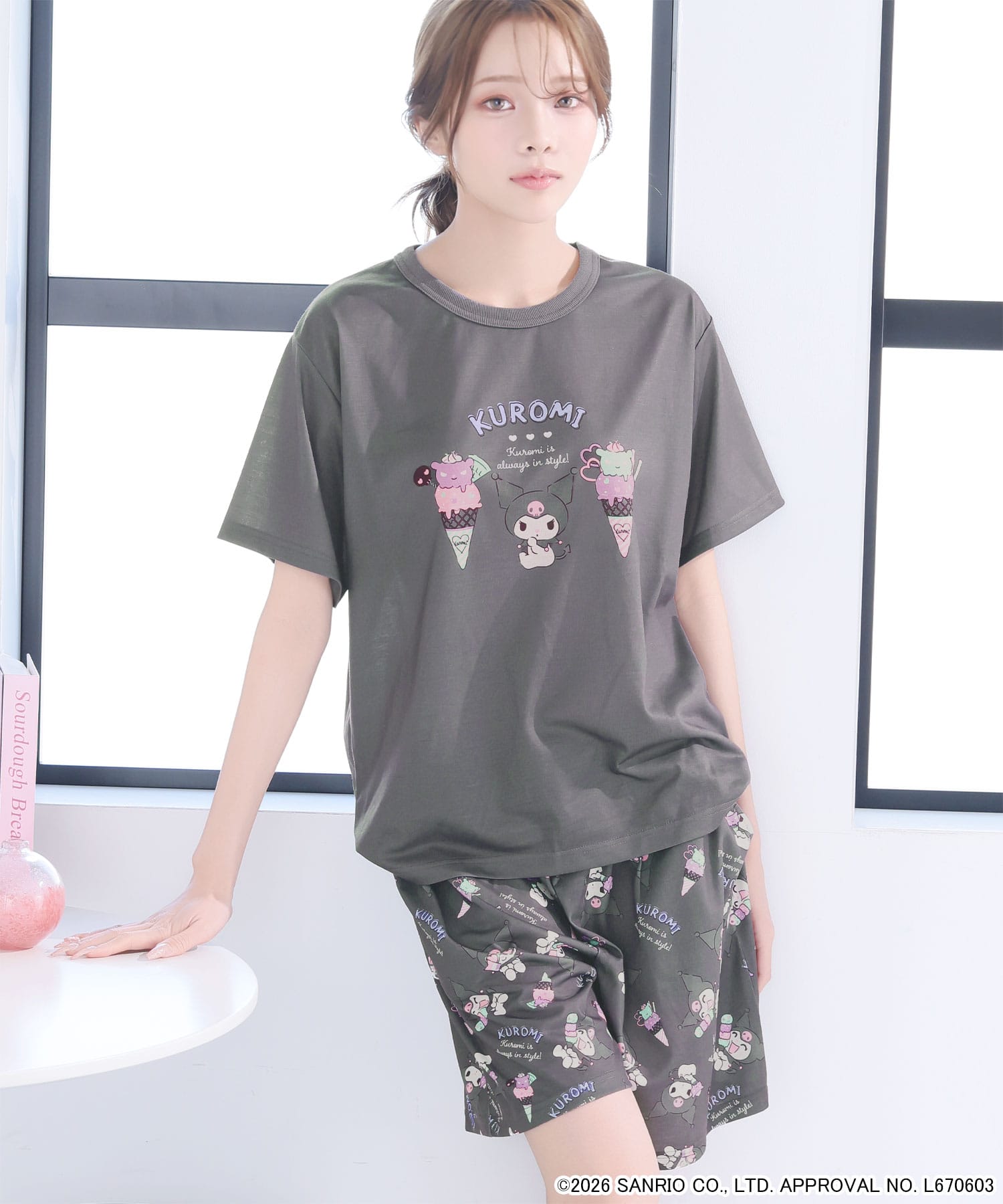 クロミ サマー 半袖 上下セット:MODEL:168cm/SIZE:M