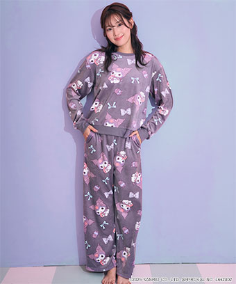 クロミ ストレッチ ソフトボア 長袖 上下セット