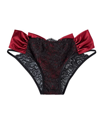 バックサテン リュバン ハーフバックショーツ