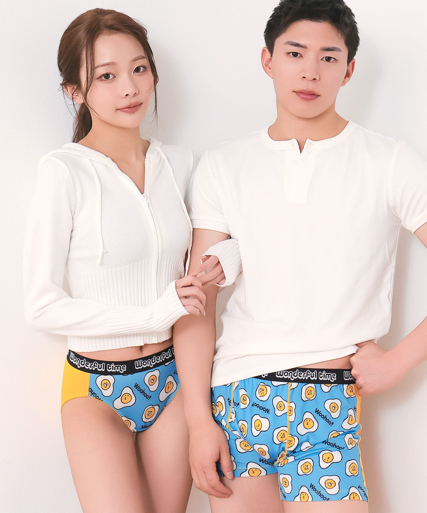 目玉焼き柄 プレーンショーツ