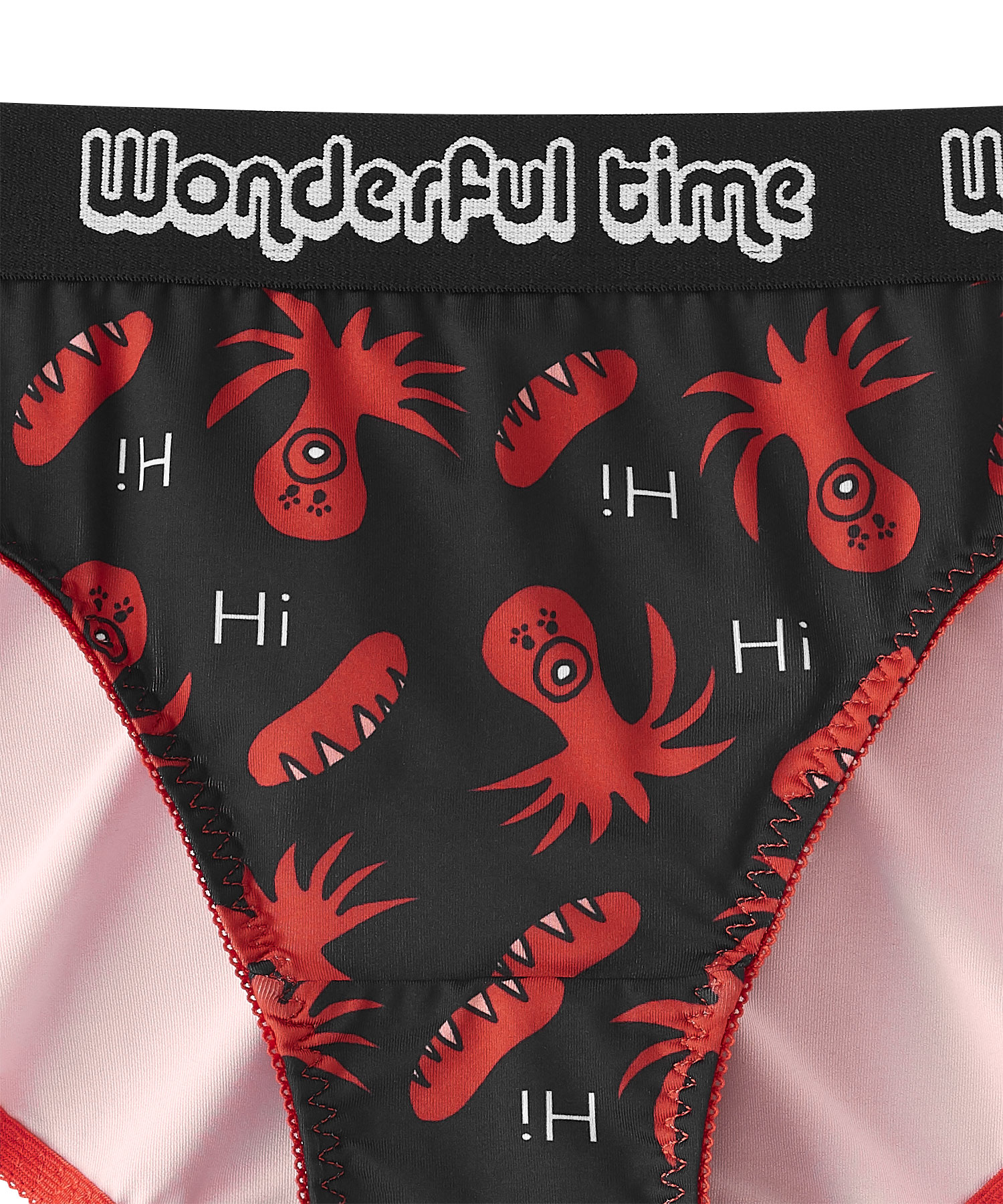 たこさんウインナー柄 プレーンショーツ