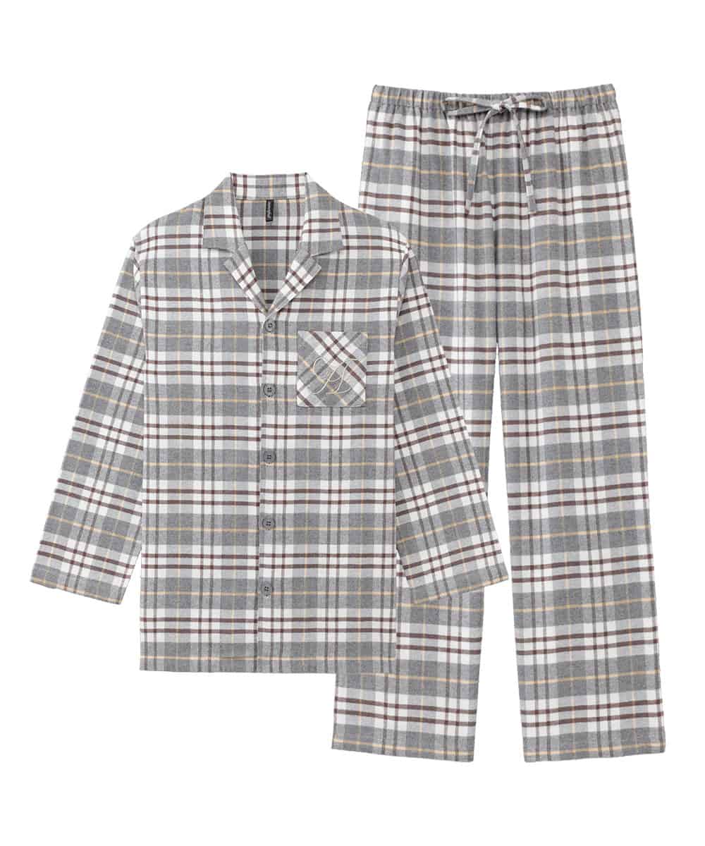 ネルシャツ2 パジャマ 上下セット (男女兼用サイズ)