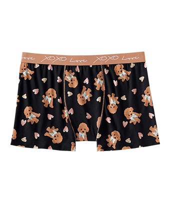 LOVE XOXOメンズボクサーショーツ (前閉じ)