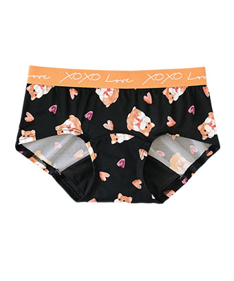 LOVE XOXO ヒップハング サニタリーショーツ