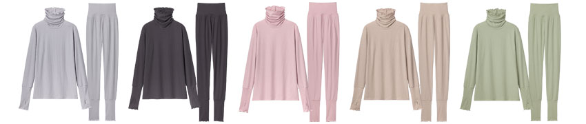 3首あったか 着るだけ快眠 腹巻付き 長袖 上下セット