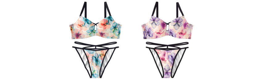 ブルーリーフラワー 超盛ブラ(R) ブラジャー&ショーツ