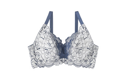 バイカラー カシュクールレース脇高ブラ(R) 単品ブラジャー (FGHカップ)