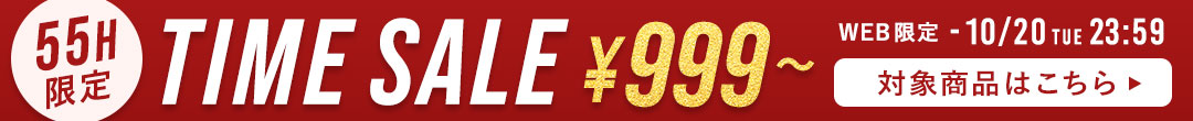 WEB限定!55時間タイムセール(ヘッダー画像)