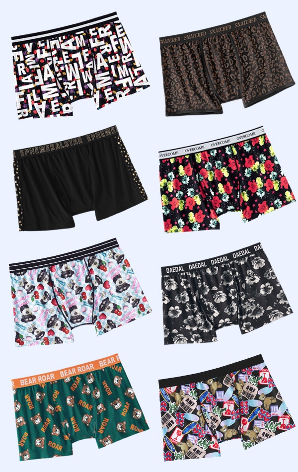 サプライズにぴったり！ハート柄やチョコレート柄などのバレンタインデザインも新登場のエメフィール発メンズショーツ・ボクサーパンツ