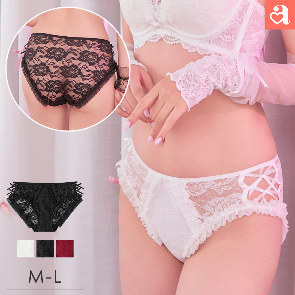 サイド リボンクロス プレーンショーツ