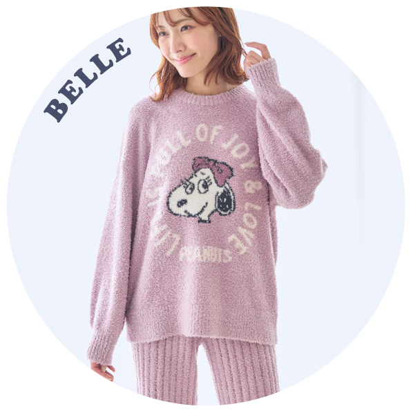カップルでお揃いも！aimerfeelとPEANUTSのコラボ商品！男女兼用サイズでパートナーとおそろいで楽しめるルームウェアです。