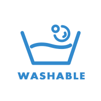 WASHABLE（洗濯OK）