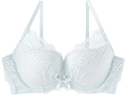 寄せて上げて、谷間を整えるリフトカシュクール脇高ブラ®のカラー：サックス