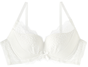 寄せて上げて、谷間を整えるリフトカシュクール脇高ブラ®のカラー：ホワイト