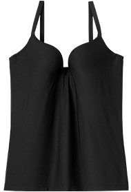 エアリークール リッチバスト ブラトップ (ワイヤー入り)のブラック