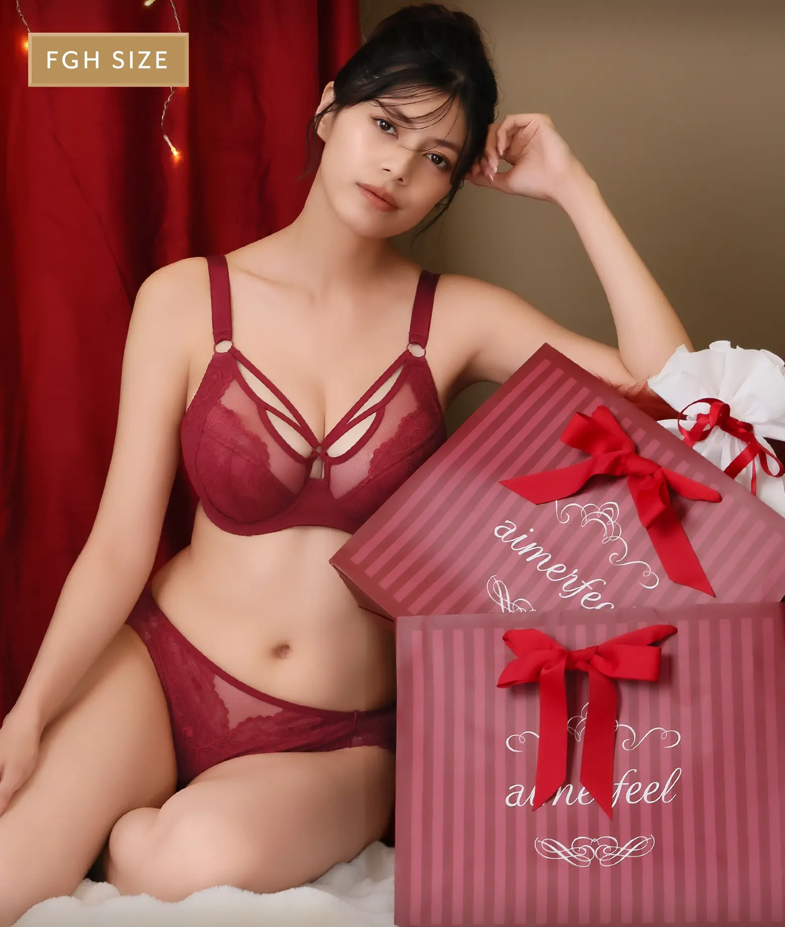 デザインにこだわった補整ブラとして大評判の補整ブラ『バーレスクシリーズ』に大人フェミニンな盛りブラが登場！