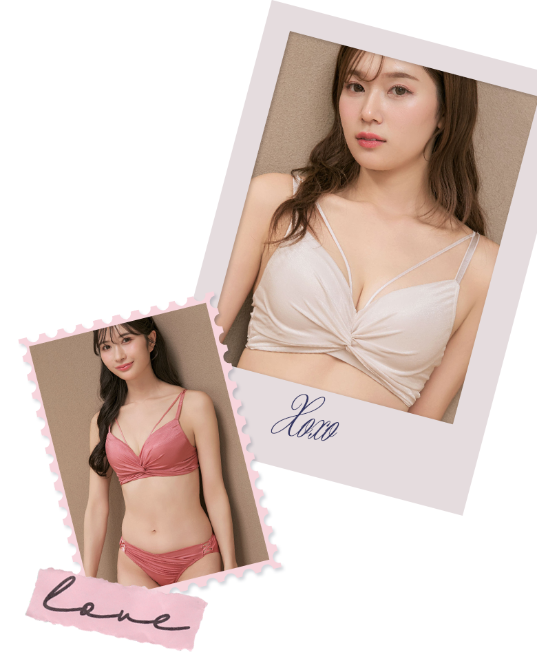 楽なのに、美バストメイク！「aimerfeel楽ブラ(R)」シリーズに、透け感のある華やかなラメチュールを使用したエレガントな一枚が登場。