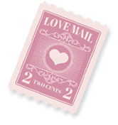 ラブレターの切手