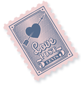 ラブレターの切手