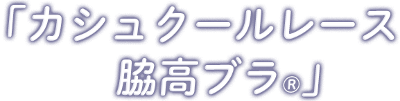カシュクールレース脇高ブラ(R)